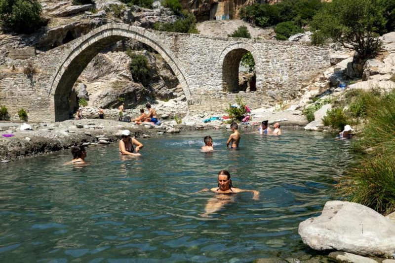 Unique Things to do in Albania: Benja’s Hot Springs