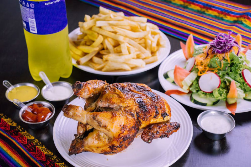 What to eat in Peru: Pollo A La Brasa