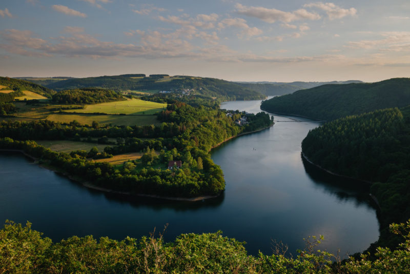 Luxembourg Things to do: Upper Sure Lake