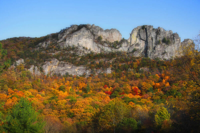 West Virginia Things to do: Seneca Rocks