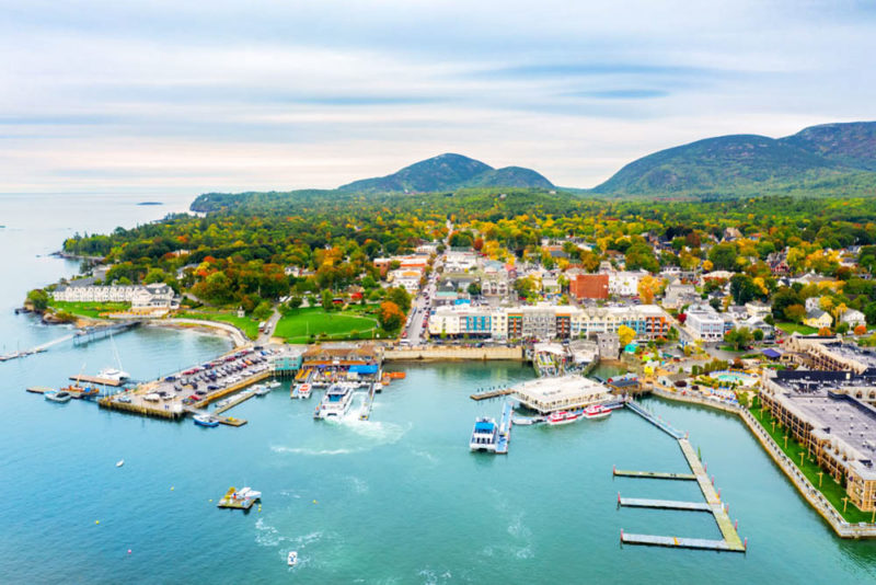 What Places to Visit in USA in October: Bar Harbor, Maine