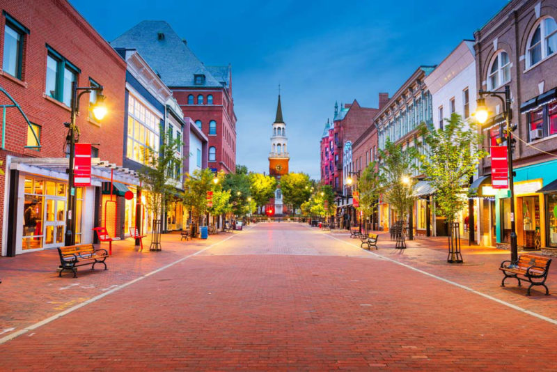 Where to Vacation in USA in October: Burlington, Vermont