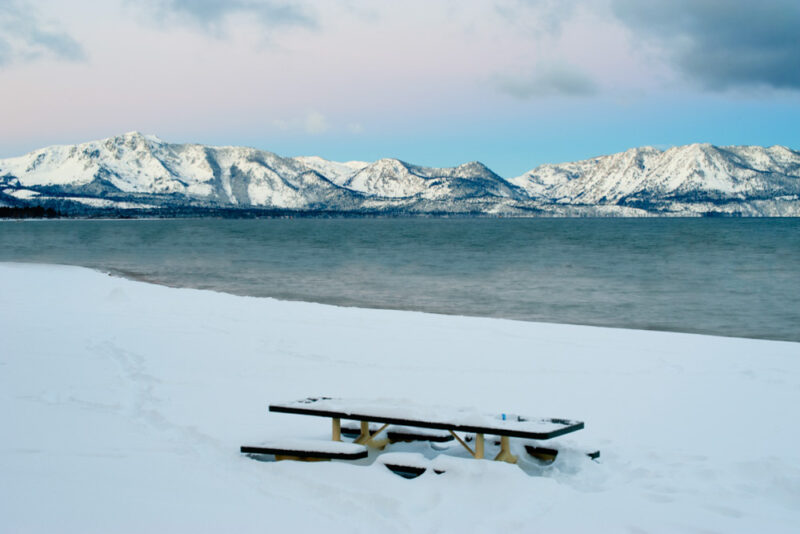 Best Places to Visit in US in December: Lake Tahoe