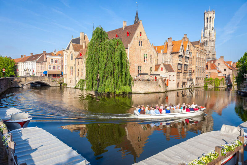 Best Things to do in Bruges: Boat Ride Along the Canals