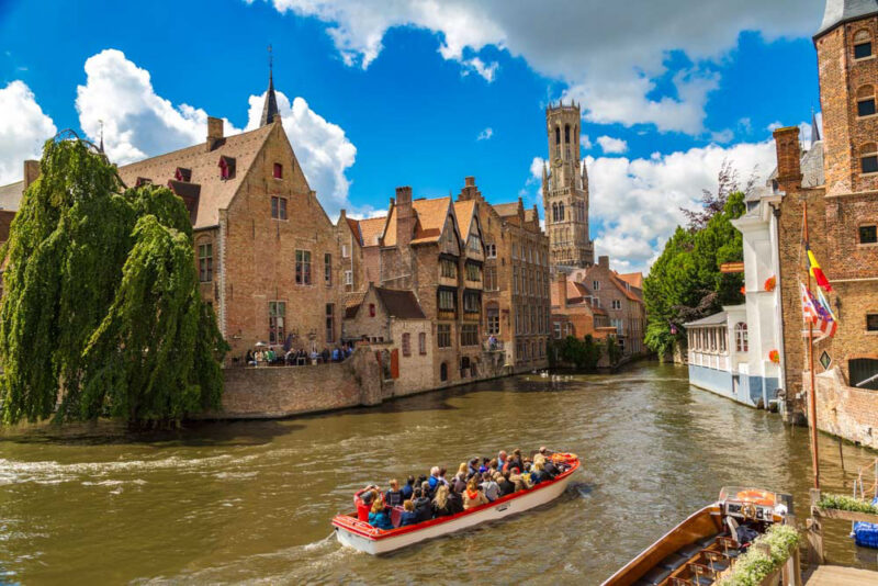 Cool Things to do in Bruges: Boat Ride Along the Canals