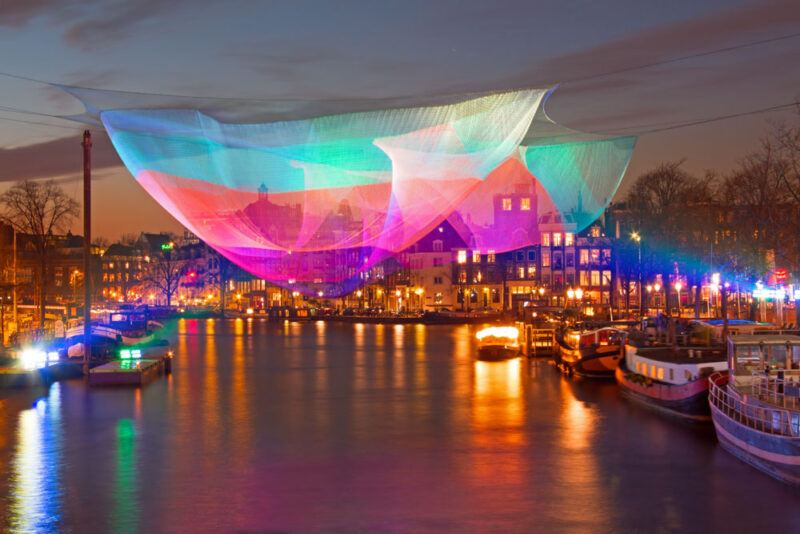 Cool Things to do in Netherlands: Amsterdam Light Festival