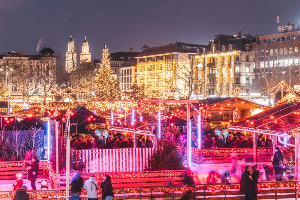 Unique Things to do in Switzerland: Zurich Christmas Market