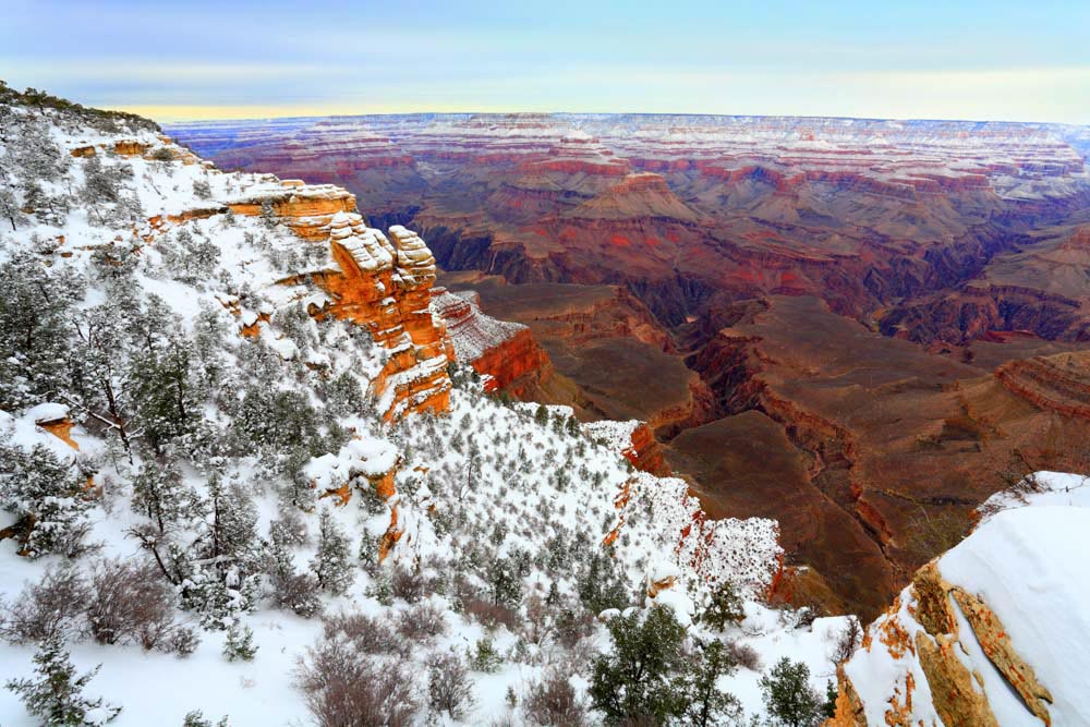 What Places to Visit in US in December: Grand Canyon