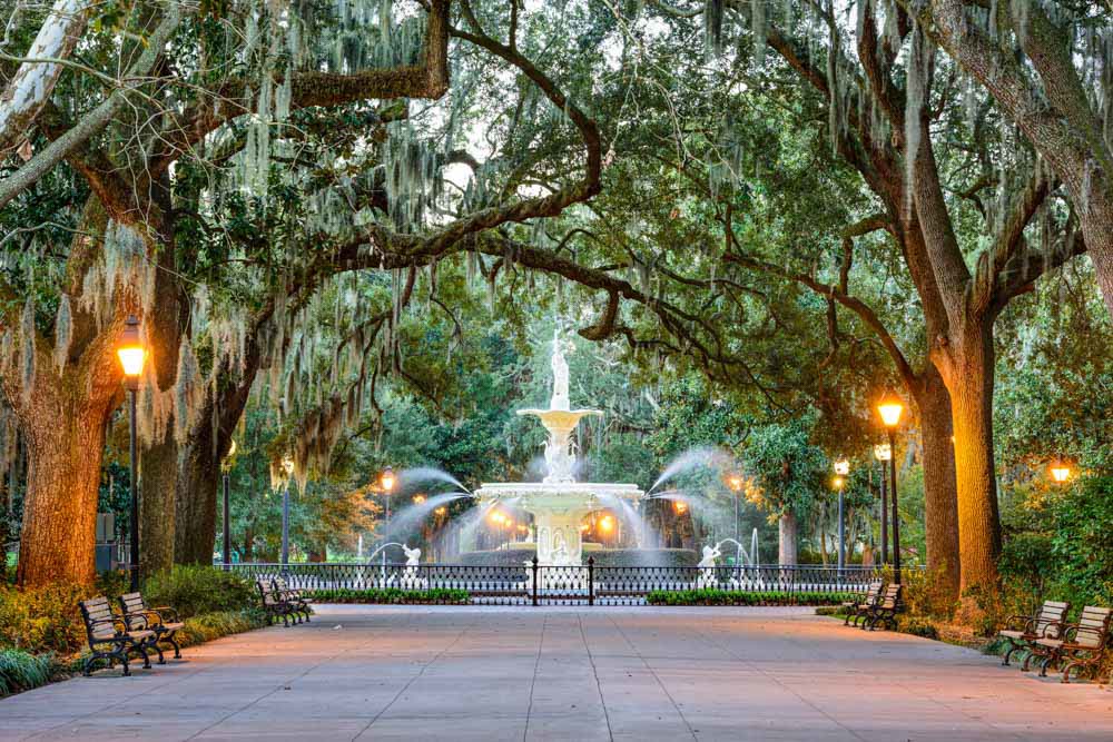 Where to Vacation in US in December: Savannah