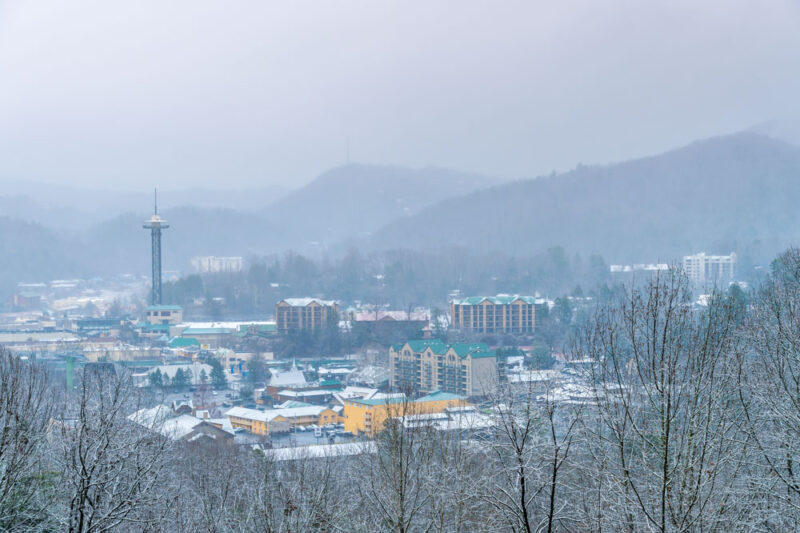 Where to Vacation in USA in January: Gatlinburg, Tennessee