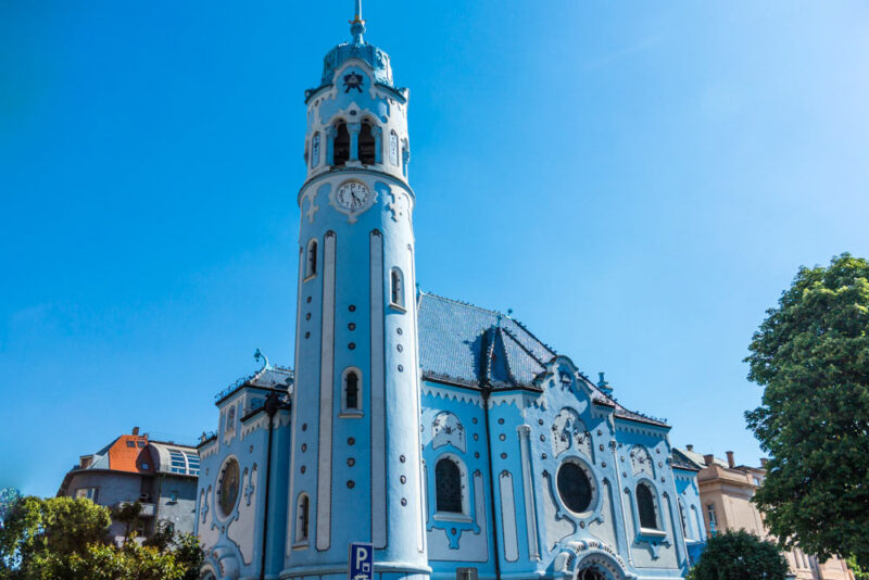 Bratislava Things to do: Blue Church