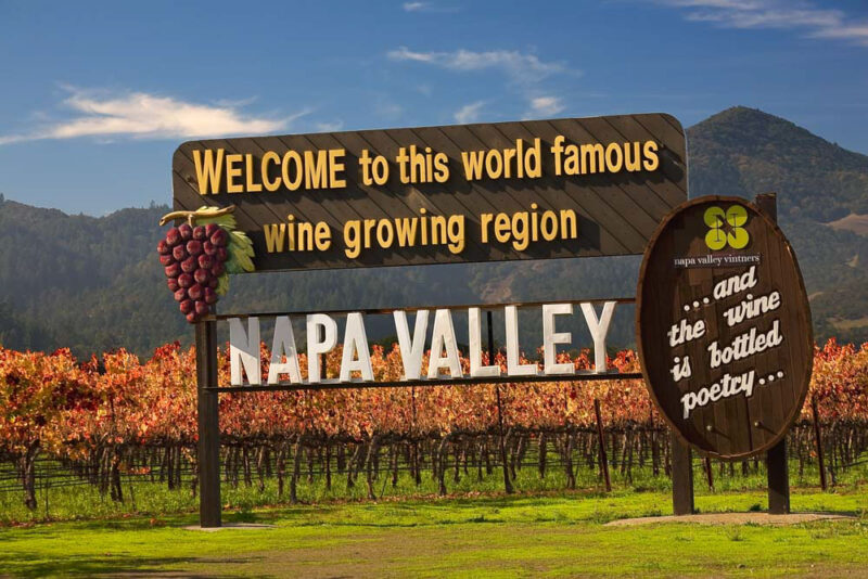Must Visit Places in USA in November: Napa Valley