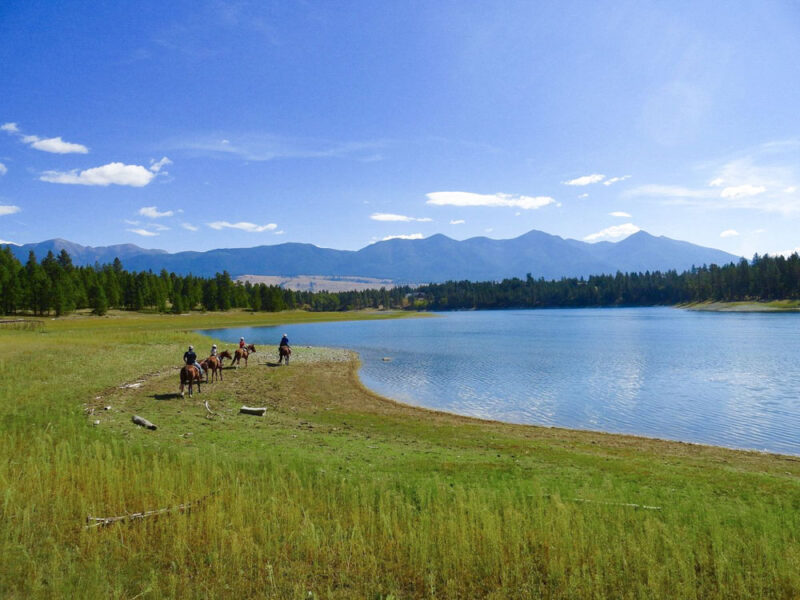 Unique Things to do in Whitefish, Montana: Horseback at Bar W Guest Ranch