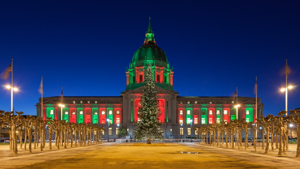 What Places to Visit in the USA for Christmas: San Francisco, California
