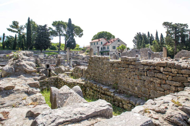 What to do in Split Croatia: Roman Ruins of Salona
