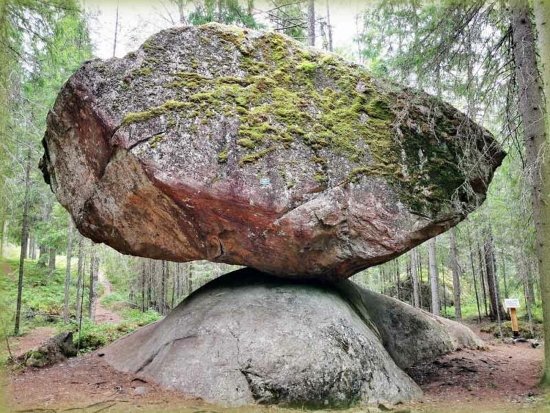 Best Things to do in Finland: Kummakivi Balancing Rock
