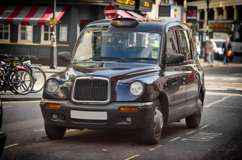 Fun Things to do in Manchester, England: Black Cab Taxi
