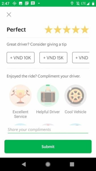 Grab App on Demand Transportation: Vietnam