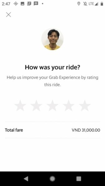 Grab App Taxi Alternative: Vietnam