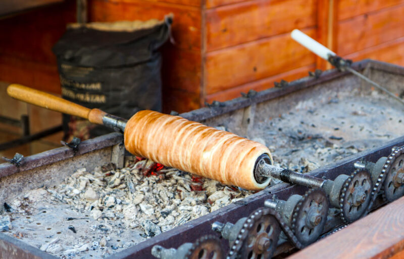 Hungary Foods to eat: Chimney Cakes