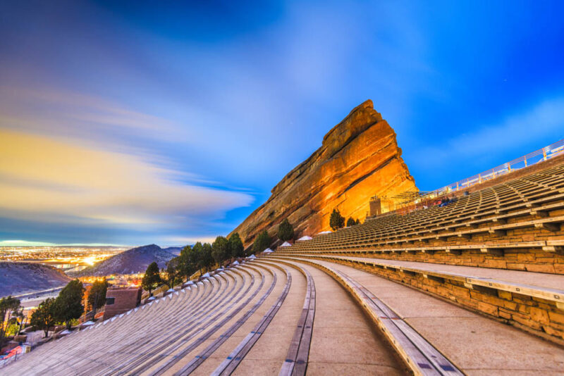Must do things in Denver, Colorado: Red Rocks Amphitheater

