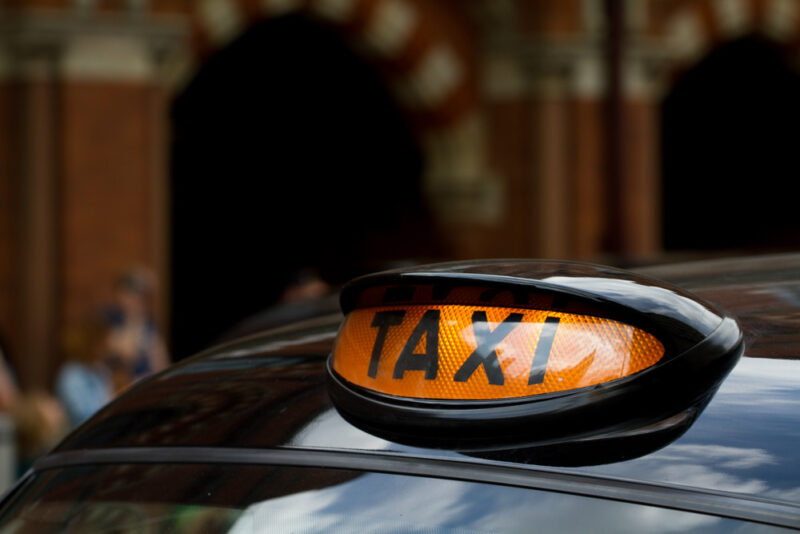Must do things in Manchester, England: Black Cab Taxi