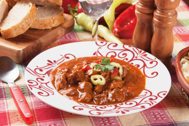 Traditional Foods to try in Hungary: Hungarian Goulash