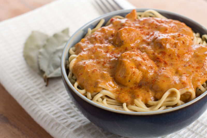 What to eat in Hungary: Chicken Paprikash