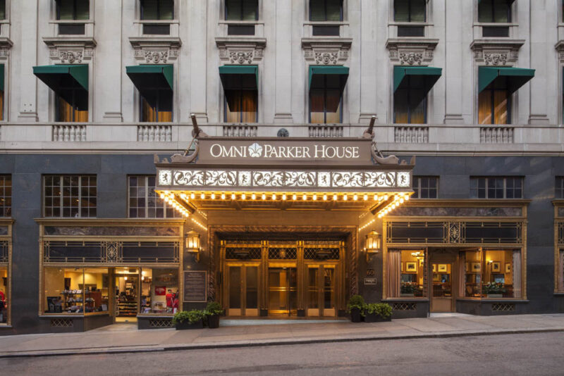3 Days in Boston Itinerary: Omni Parker House