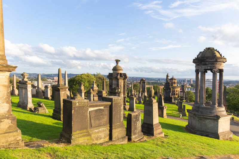 3 Days in Glasgow Weekend Itinerary: Glasgow Necropolis