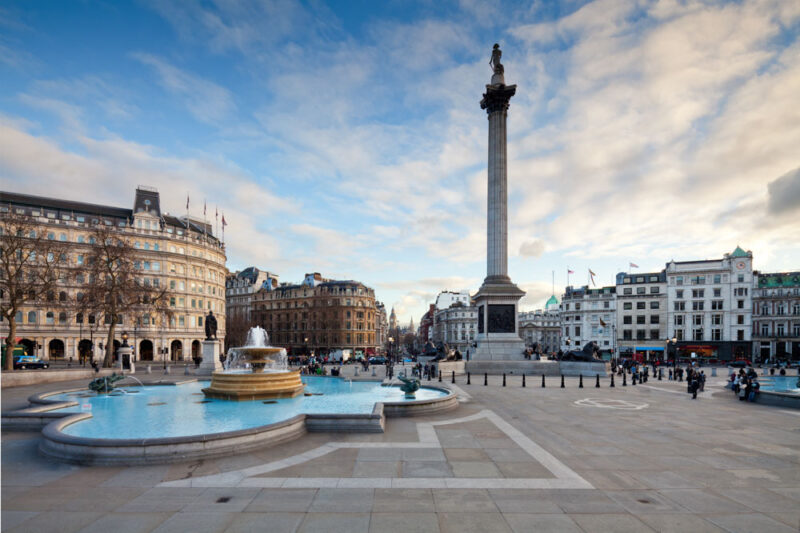 3 Days in London Weekend Itinerary: Trafalgar Square