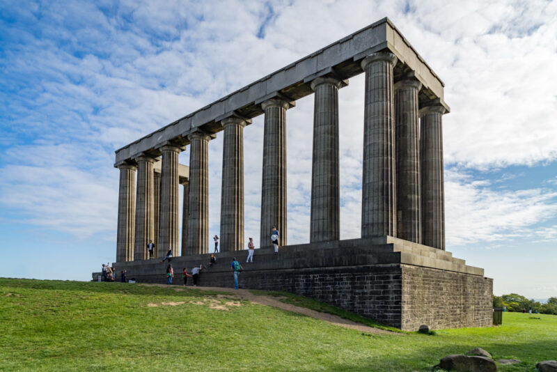 Edinburgh 3 Day Itinerary Weekend Guide: Scottish National Monument