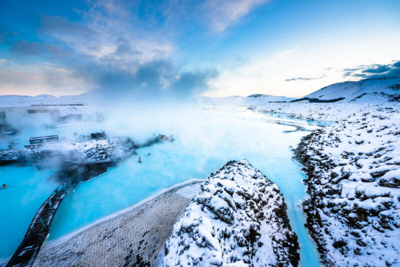 Must Visit Places in Europe in January: Blue Lagoon in Iceland