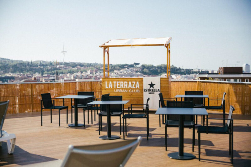 Must Visit Rooftop Bars in Barcelona: La Terraza BCN Urban Club