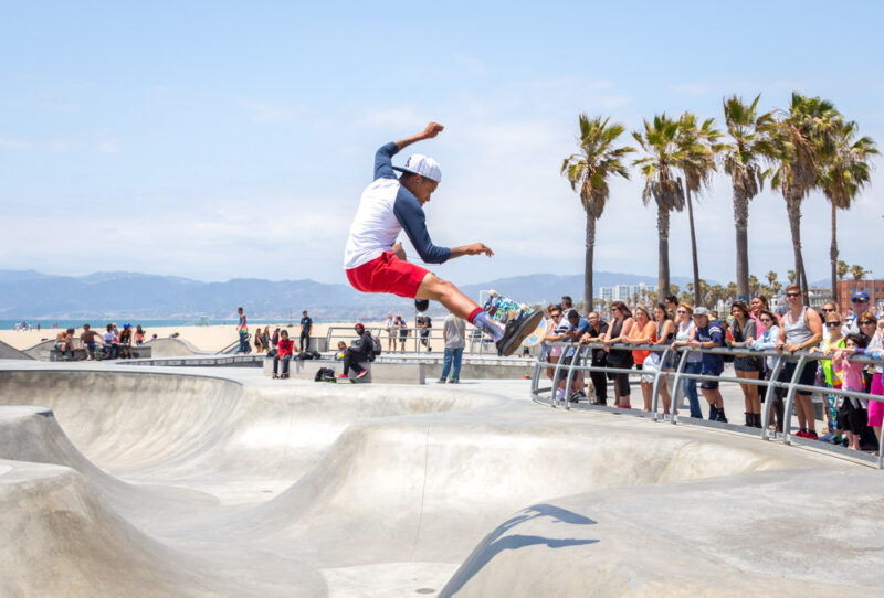Venice Beach, California Things to do: Venice Beach Skatepark
