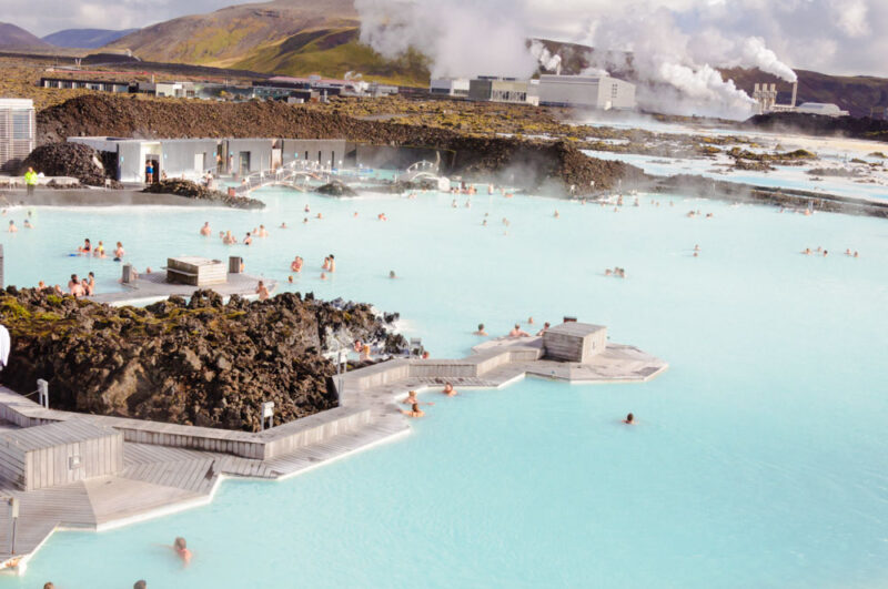 What Places Have Shoulder Season in Europe in January: Blue Lagoon in Iceland