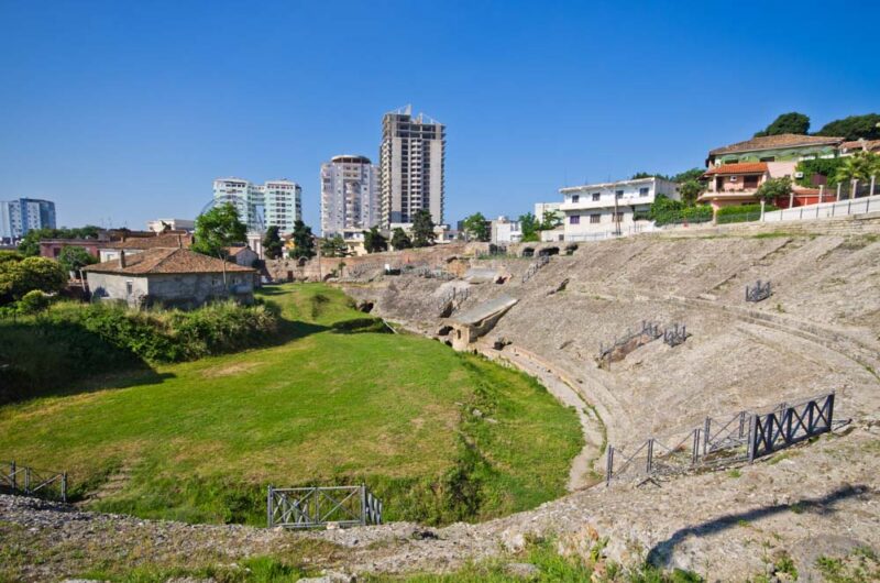 2 Week Albania Itinerary: Roman Amphitheater in Durres