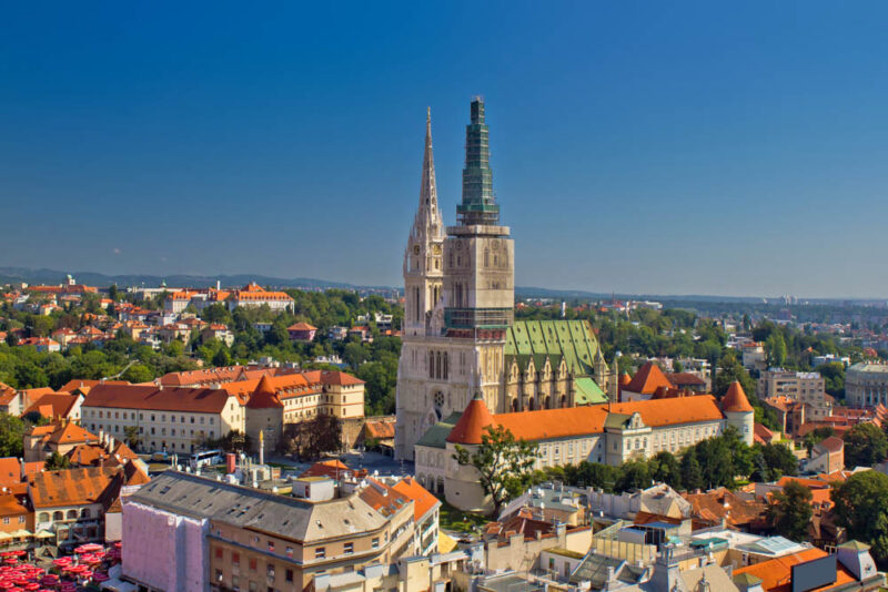 2 Week Croatia Itinerary: Cathedral of Zagreb