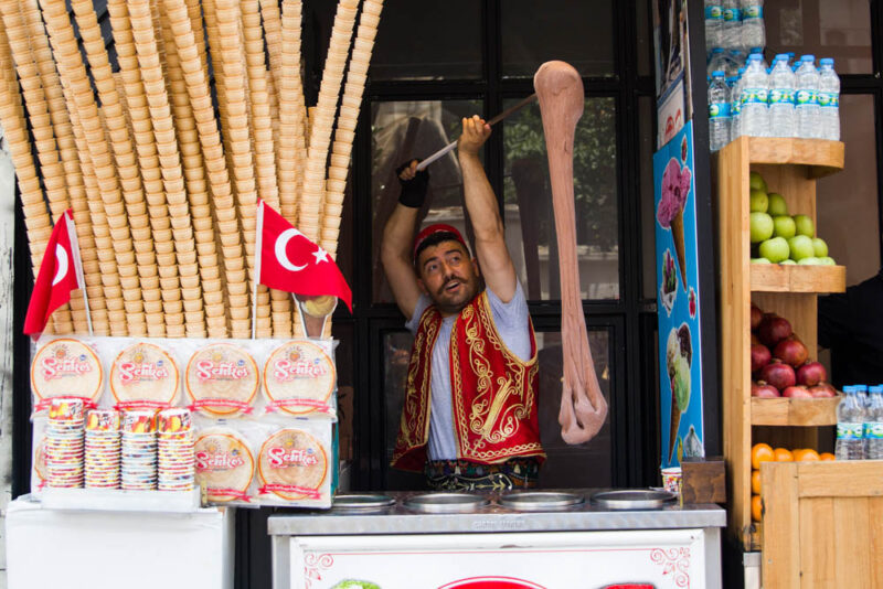2 Weeks in Turkey Itinerary: Turkish Ice Cream