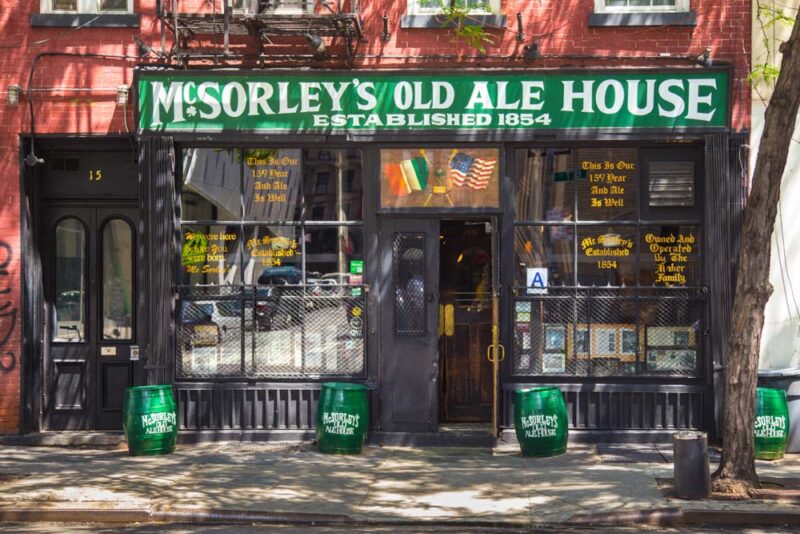 3 Days in New York City Itinerary: Mcsorley's Old Ale House