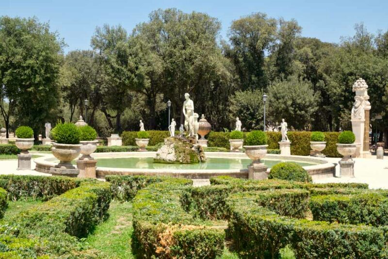 3 Days in Rome Weekend Itinerary: Villa Borghese Gardens