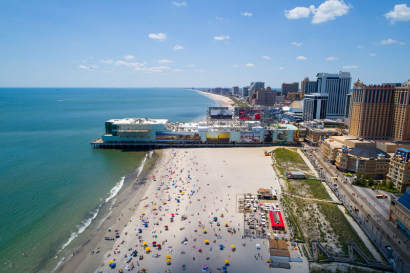 Atlantic City 3 Day Itinerary Weekend Guide: Atlantic City Beaches
