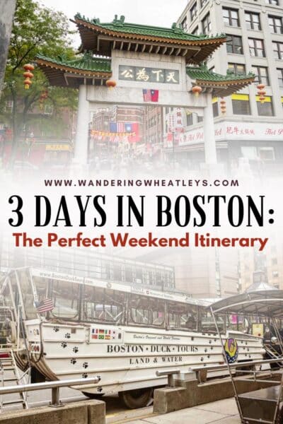 Boston Weekend Itinerary