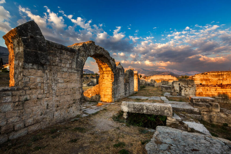 Croatia Two Week Itinerary: Romans Ruins at Salona