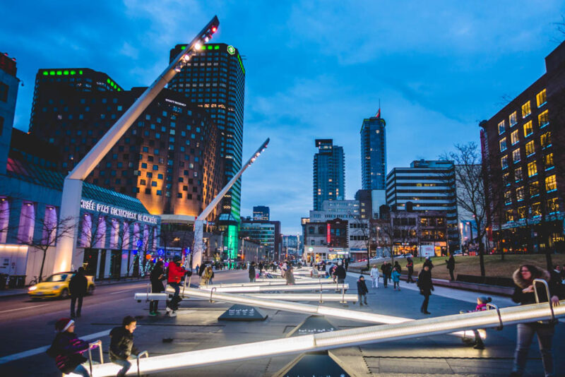 Must do things in Montreal, Canada: Place des Arts