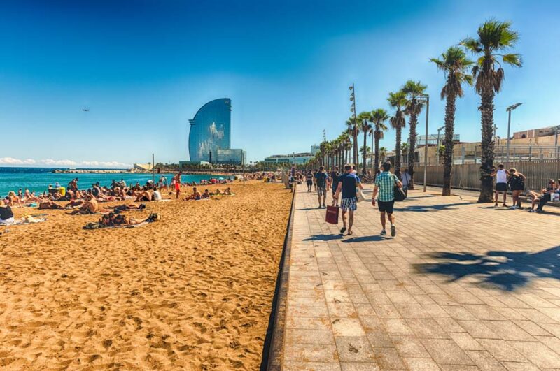 Weekend in Barcelona: La Barceloneta Beach