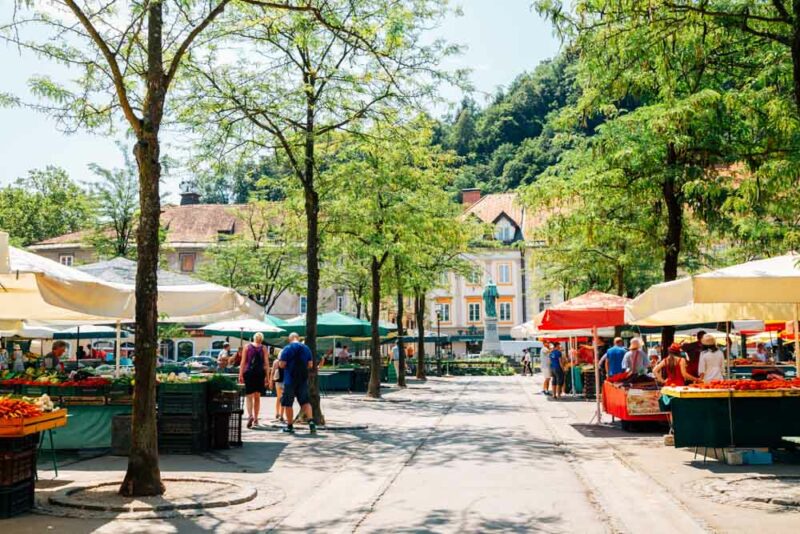 3 Days in Ljubljana Weekend Itinerary: Central Market