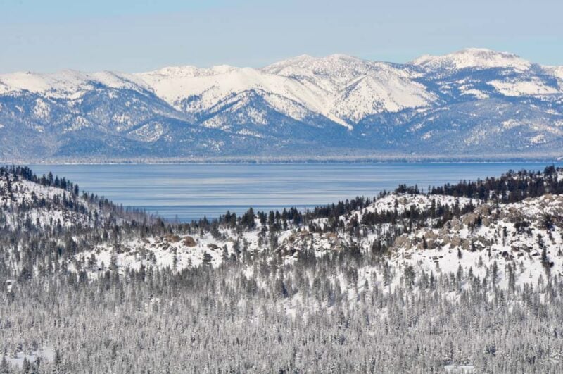 Best Places to Visit in the US in February: Lake Tahoe, California