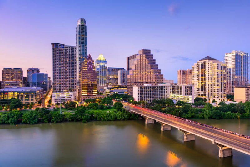 Best Places to Visit in the US in March: Austin Texas