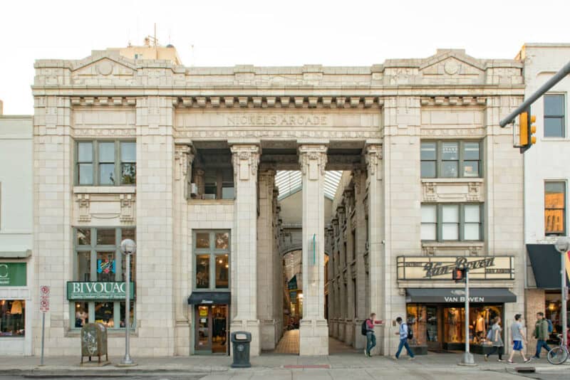 Best Things to do in Ann Arbor, Michigan: Nickels Arcade
